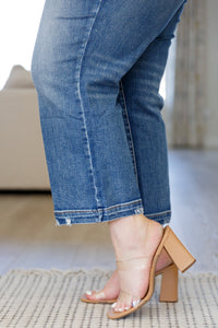 Betty High Rise Vintage Wash Wide Leg Crop Jeans - JUDY BLUE