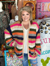 Take All Of Me Multicolor Hand Crochet Chunky Oversized Cardigan