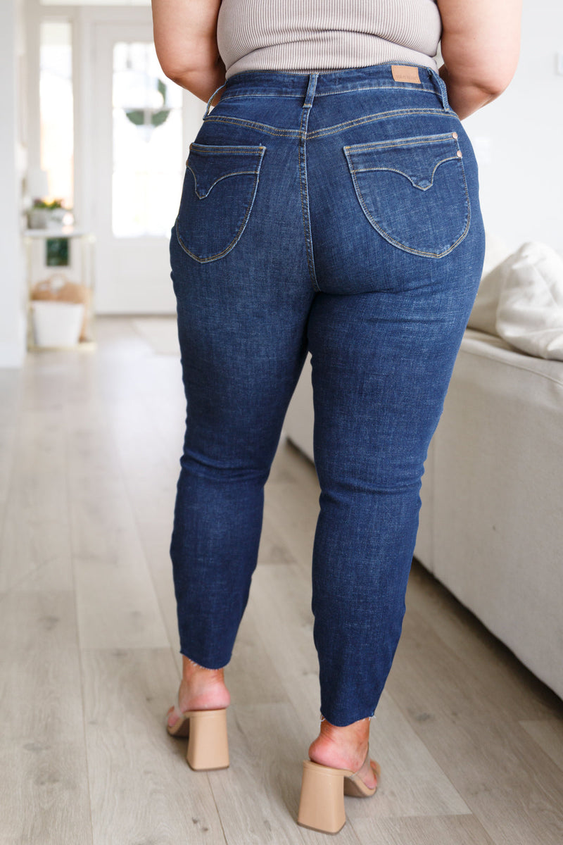 Nicole Tummy Control Skinny Jeans - JUDY BLUE