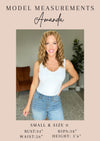 Laura Mid Rise Cuffed Skinny Capri Jeans - JUDY BLUE